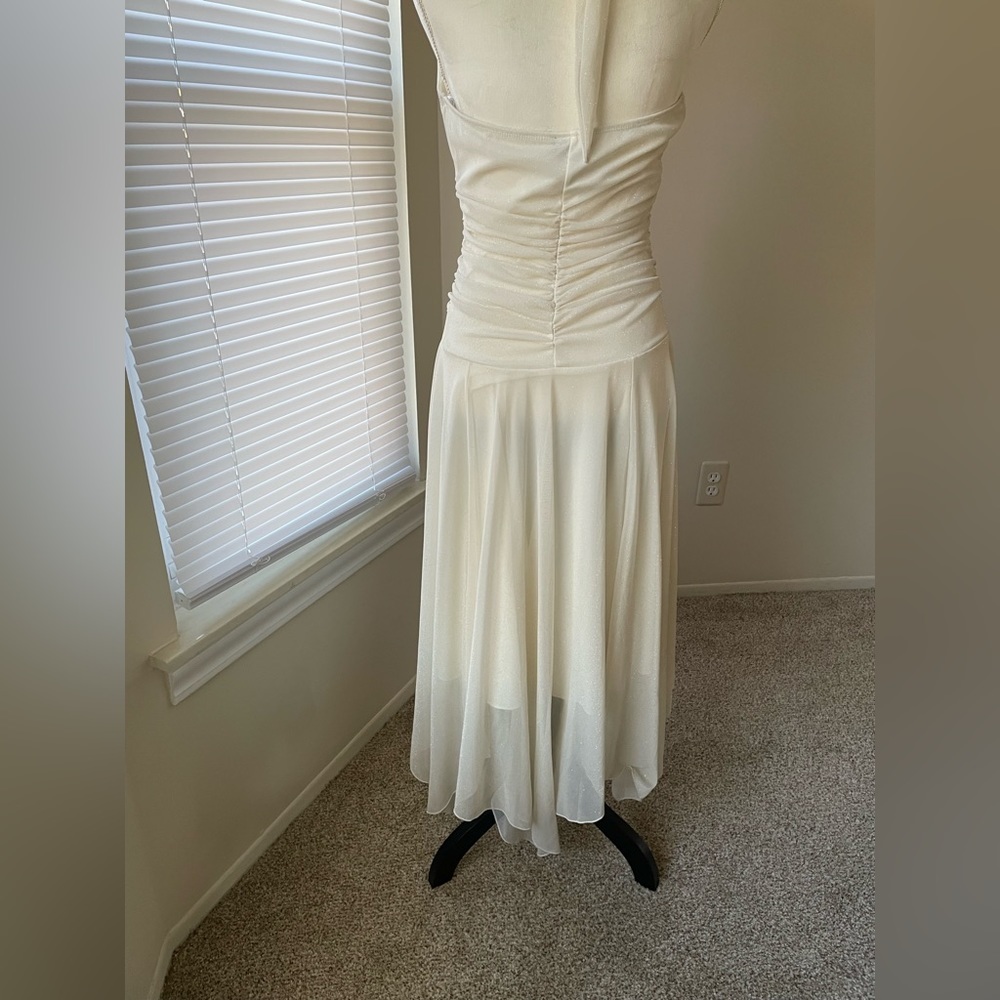 Xoxo Halter Neck Sparkly New Year Eve Dress Size L - Picture 11 of 16